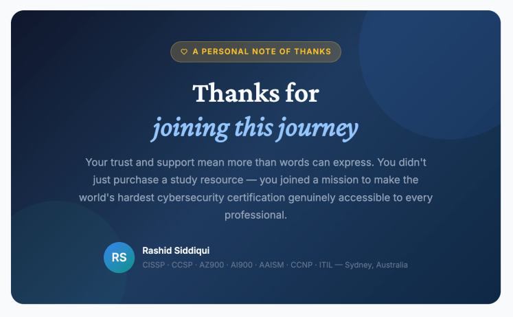 CISSP Interactive Navigation